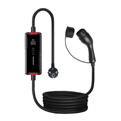 Cọc sạc EV di động loại 2 16A Bộ sạc ô tô điện AC thông minh IEC 62196