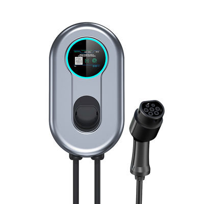 Bộ sạc EV Type2 IEC62196 Cắm với phiên bản ứng dụng Trạm sạc Wallbox có màn hình LCD