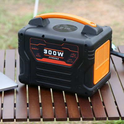 Trạm phát điện di động 300W Xử lý Ngân hàng năng lượng mặt trời Hệ thống năng lượng pin Li-ion UL cho cắm trại ngoài trời
