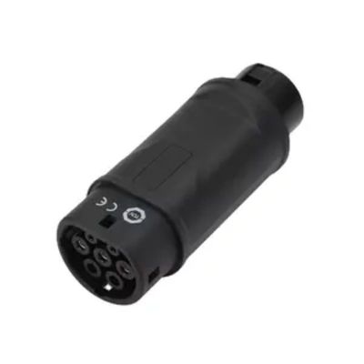 Đầu nối chuyển đổi bộ chuyển đổi sạc xe điện Type1 sang Type2 Bộ sạc EV AC 250V