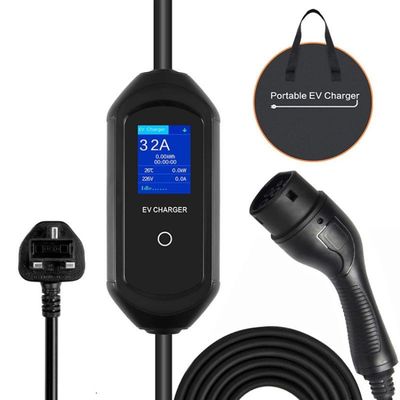 Bộ sạc EV di động 3,5kw 16A Type1 Homeuse AC Trạm sạc EV di động nhanh có bảo vệ phích cắm