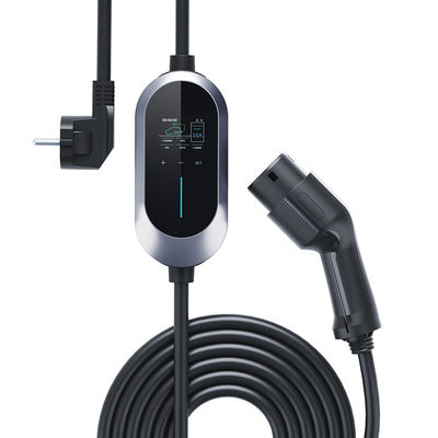 Bộ sạc xe hơi 16A 3,84kw EV Loại 2 AC 230V LEVEL 2 Bộ sạc di động du lịch Cáp 5m