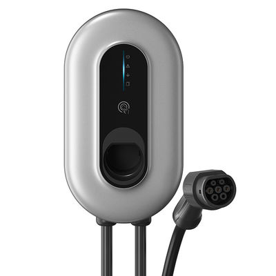 Hỗ trợ hẹn giờ 16A Bộ sạc Type2 AC 400V EV Trạm sạc hộp treo tường thông minh