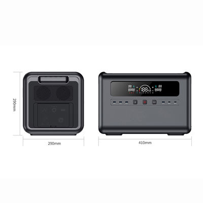 Trạm phát điện di động có thể sạc lại 800W Sạc năng lượng mặt trời tối đa Đầu vào Sạc pin LiFePO4