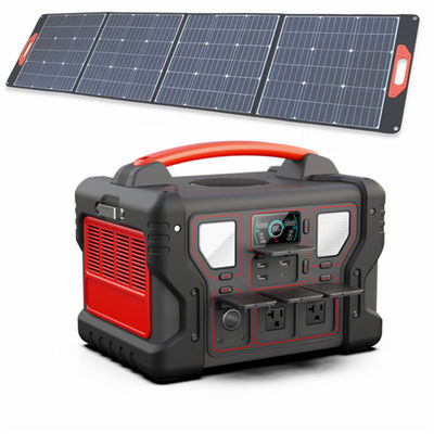 300W/500W/700W/1000W Di Động Pin Ngân Hàng Trạm Sạc Máy Phát Điện Năng Lượng Mặt Trời AC Lithium 10%~90% Độ Ẩm Hoạt Động