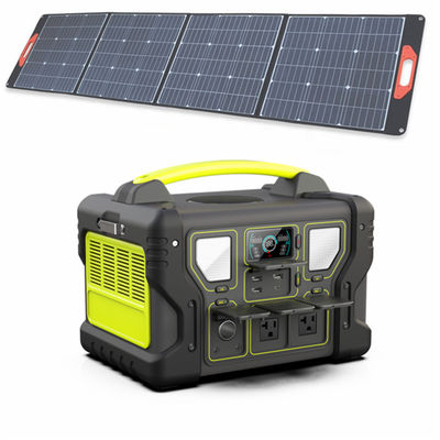 Trạm phát điện di động 1000W Bộ nguồn dự phòng bằng pin Li-Ion 999Wh UL với bảng điều khiển năng lượng mặt trời