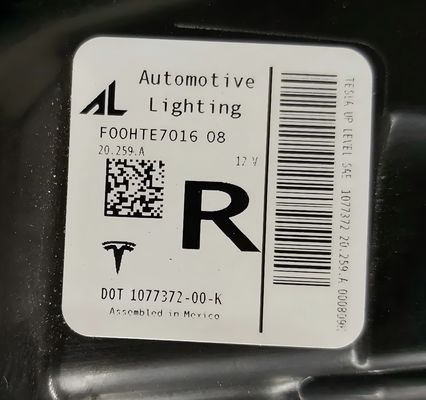 Ánh sáng cường độ cao 12V 1077372-00-K đèn pha phải cho Tesla Model 3 Model Y 2017-2020